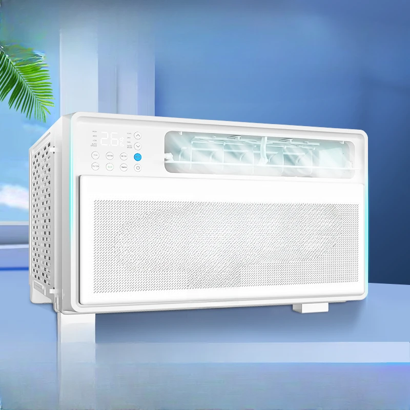 

Variable frequency window air conditioner, 1 horsepower large 1.5P single cooling type, installation free, movable i