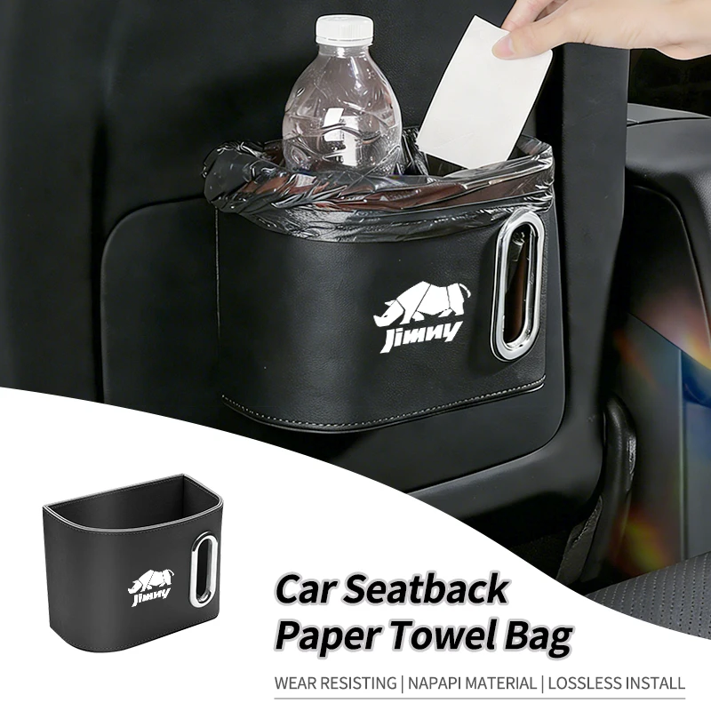 

Car Seatback Tissue Box Paper Towel Holder Napkin Case Accessories For Suzuki Jimny Alto Swift Grand Vitara Ignis DZire Baleno S