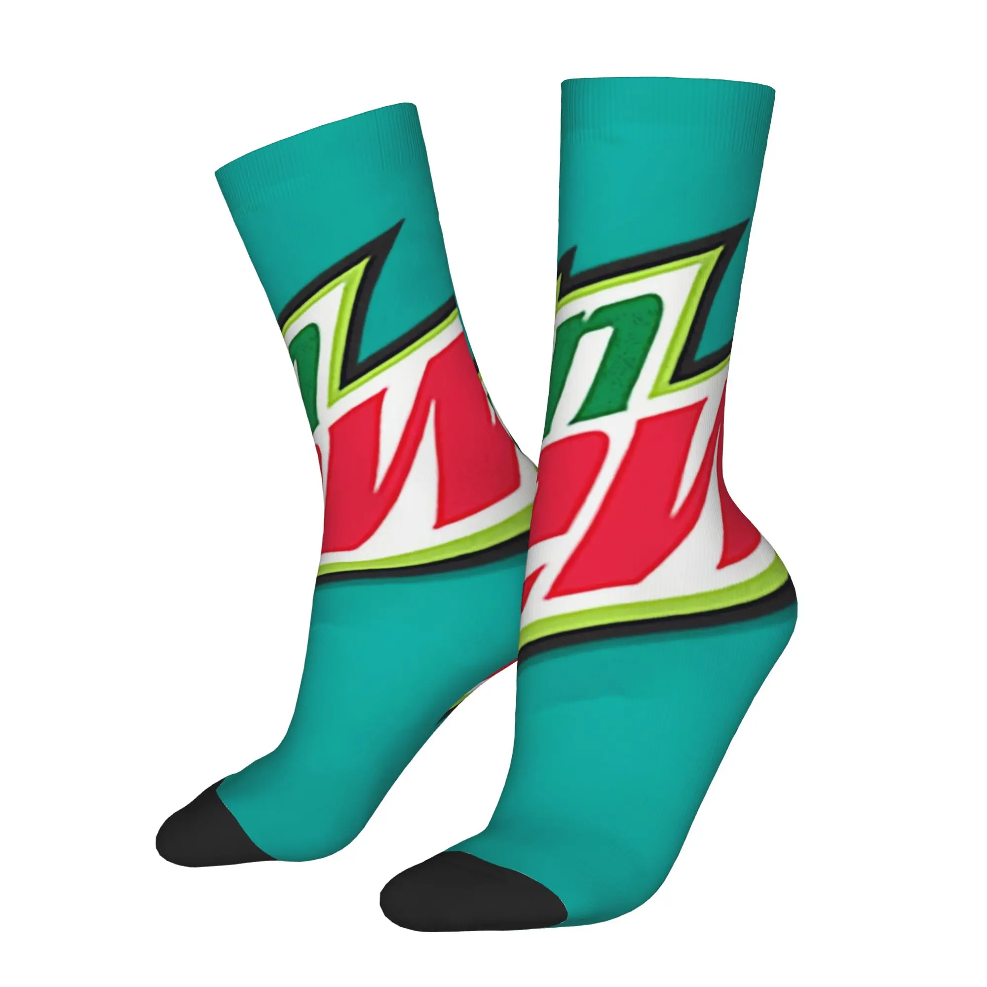 

Funny Sock mMountain Dew mMountain Dew Teal Rock Seamless Pattern Printed Men Crew Socks Casual Men's Socks