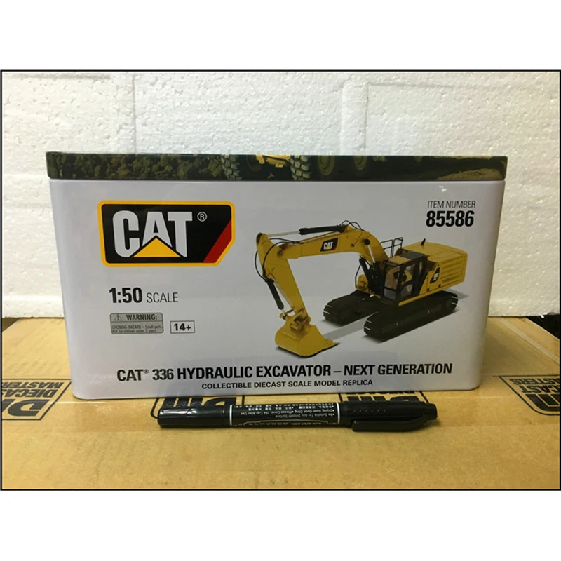 ダイキャストdm 85586 cat 1:50スケール336油圧ショベルエンジニアリング車両モデル大人用クラシックコレクションディスプレイ