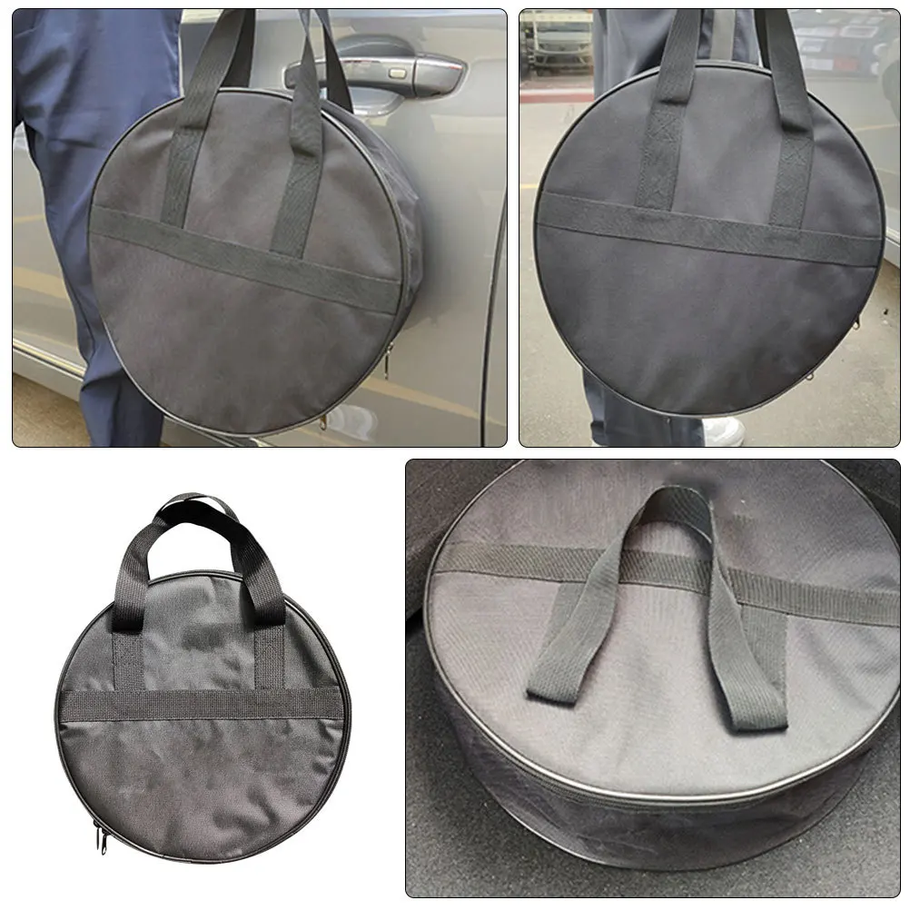 자동차 도구 보관 가방 휴대용 케이블 정리함 대용량 휴대용 충전 케이블 보관 케이스 내구성 있는 옥스포드 천 도구