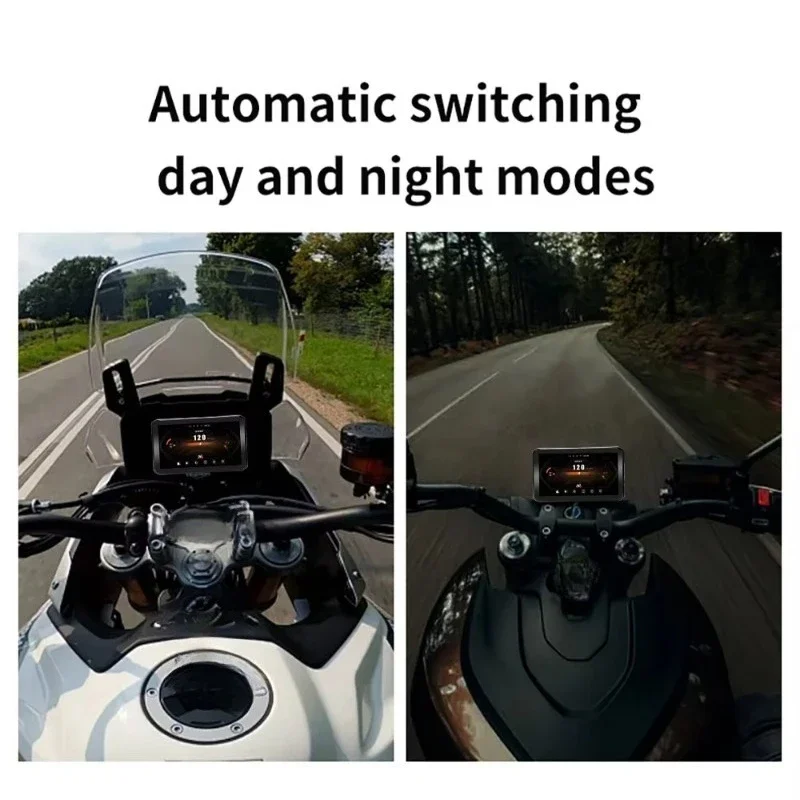 ระบบนำทางจักรยานยนต์กันน้ำ รองรับ Carplay ระบบนำทางดีที่สุดสำหรับมอเตอร์ไซค์ ขนาด 5 นิ้ว ระบบนำทางจักรยานยนต์ที่ดีที่สุดสำหรับการขับขี่ออฟโรด GPS
