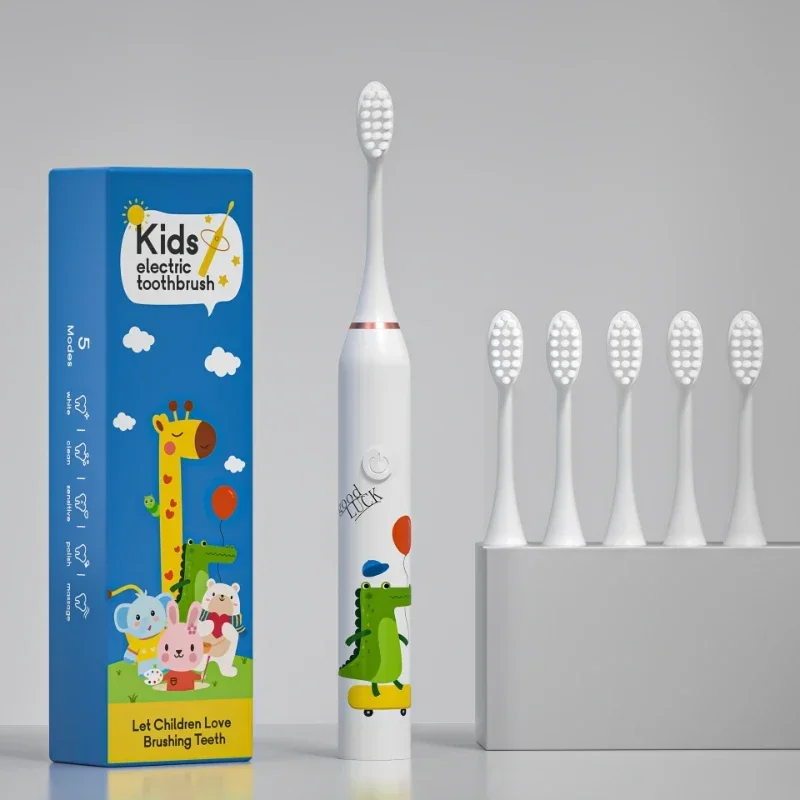 New Child Sonic Electric Toothbrush Electric Usb Cartoon Toothbrush for Kids Replace Toothbrush Kids Electric Toothbrush