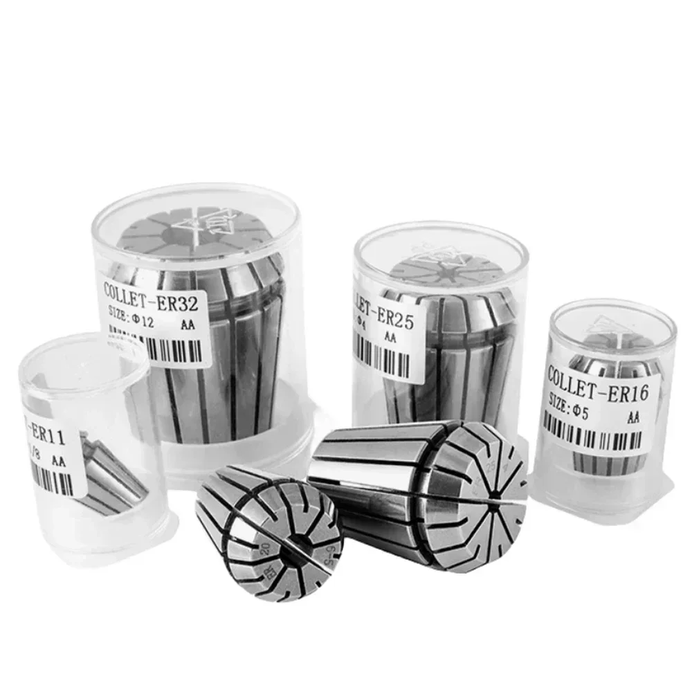 ER40 ER50 الربيع جمع تشاك المشبك 2 4 6 8 10 12 14 16 18 20 22 24 26 مللي متر أسطوانة معدنية مجموعة AA 0.008 مللي متر ER جمع ER40 ER50