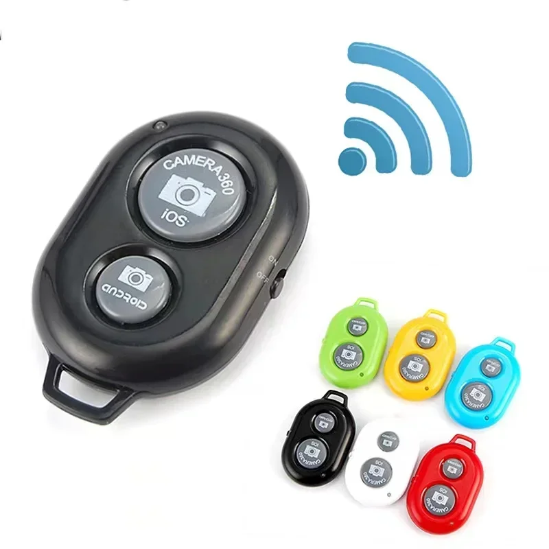 1 szt. Mini kamera kompatybilna z Bluetooth zdalny kontroler zdjęcia spust migawki telefon Selfie dla IOS/smartfony z systemem Android