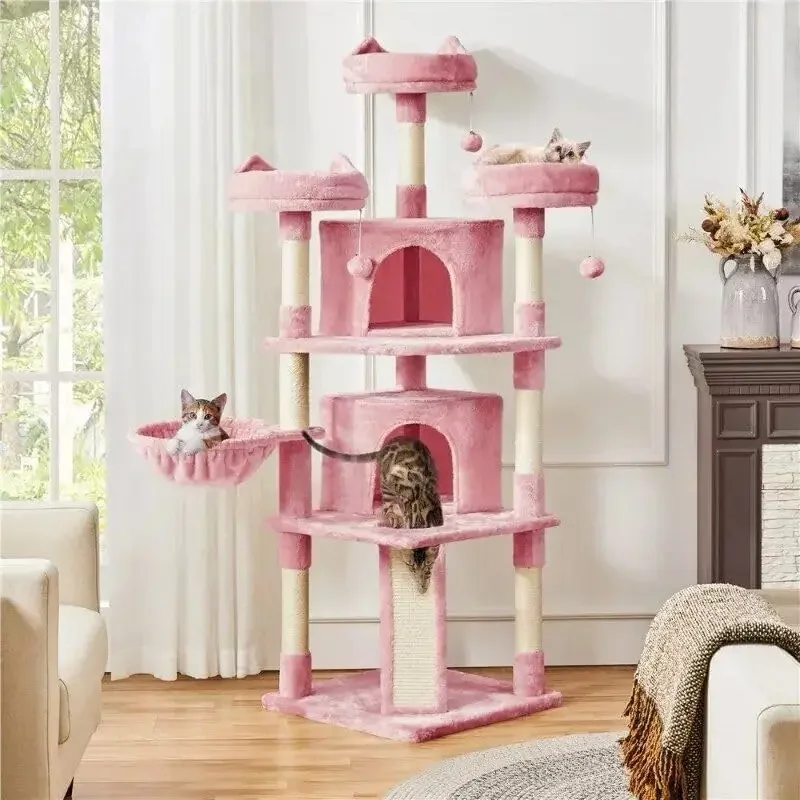 Factory Direct Selling Multi-Level Cat Climbing Frame Condos Scratching Posts