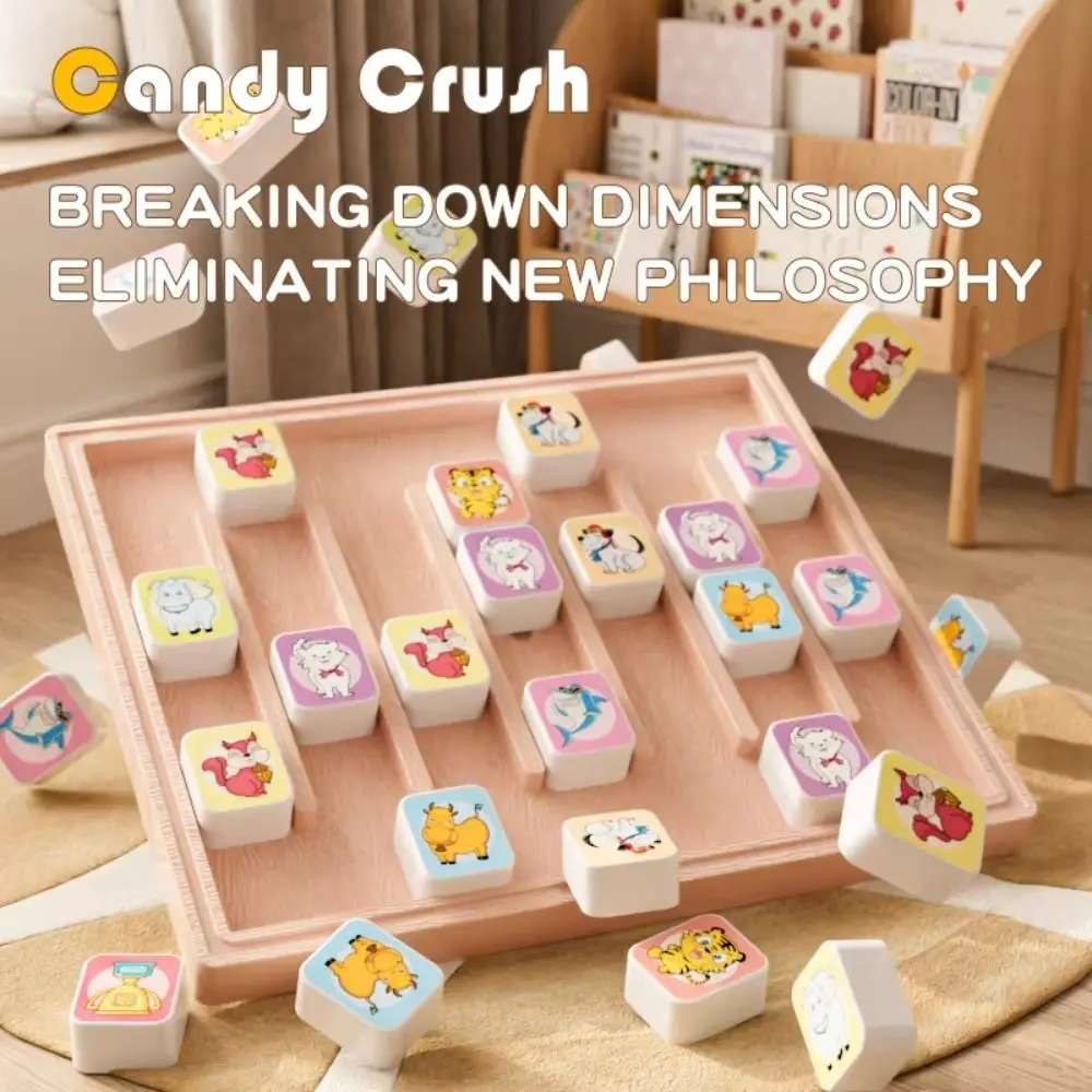 

Деревянная развивающая настольная игра-головоломка «Животные: Собери пару» с элементами соревнования, простая в освоении, для раннего развития и семейного времяпровождения