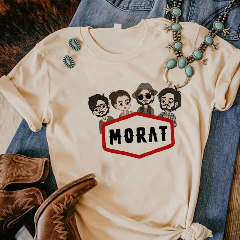 Morat t-shirts women funny Japanese anime top girl Japanese y2k streetwear clothes