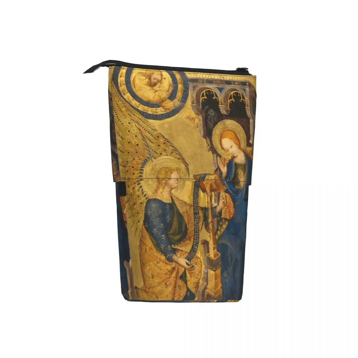 The Annunciation Pen Box Student School Zipper Pen Bag Child Stationery Bag Pencase Vertical Retractable Pencil Case