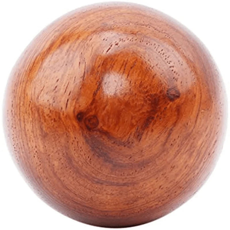 1pc Wooden Therapy Exercise Stress Balls With Rosewood For Hand, Finger & Grip Strengthening