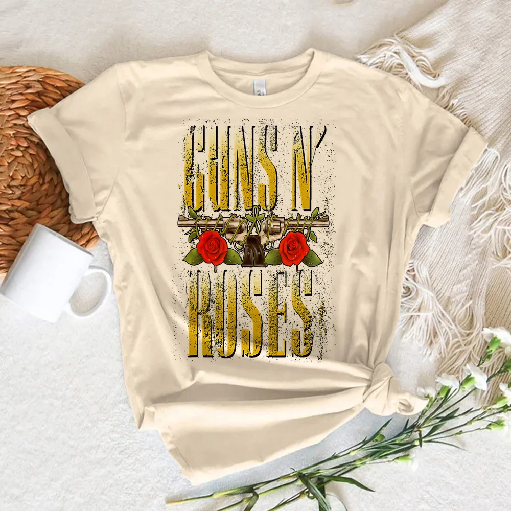 Guns n Roses t shirt women streetwear tshirt female 2000s clothing