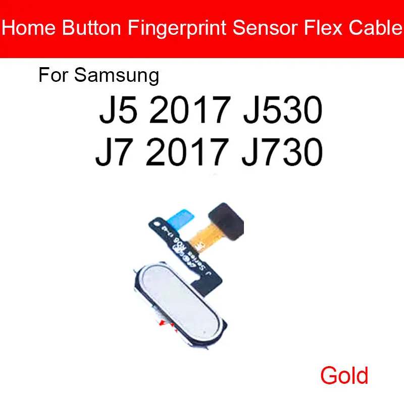 Home Button For Samsung Galaxy J3 J5 J6 J7 Plus Pro Prime 2 On5 6 2016 2017 2018 J330 J530 J730 G611F Menu Key Flex Cable Repair