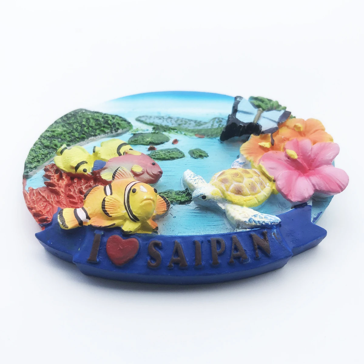 

Saipan Ocean scenery crafts Refrigerator sticker gift three-dimensional decoration tourist souvenirs