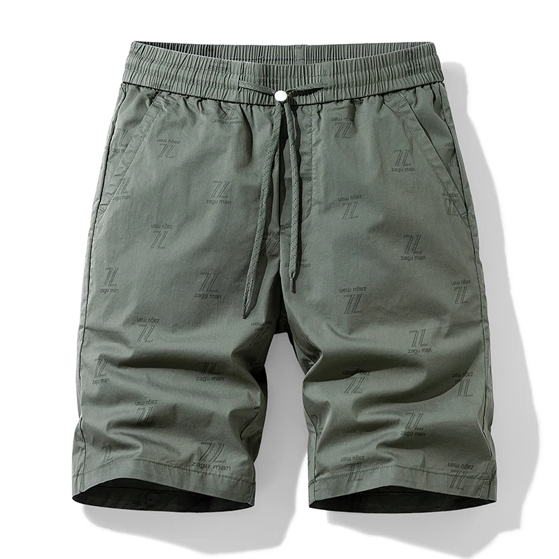 For 2024 Summer New Mens Casual Trouers Green Black Shorts Military Cargo Work Man Short Pants OverSize 30 38