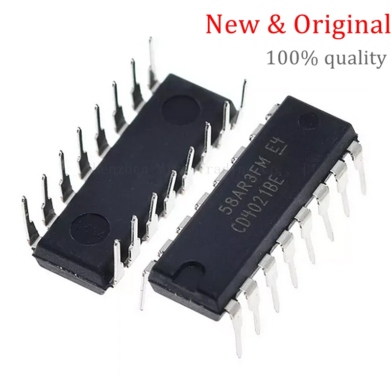 10PCS New Original CD4021 SHIFT REGISTER 4021 HEADER CD4021BE DIP16 08 Bit String/Merge - String Out Shift Register Chip