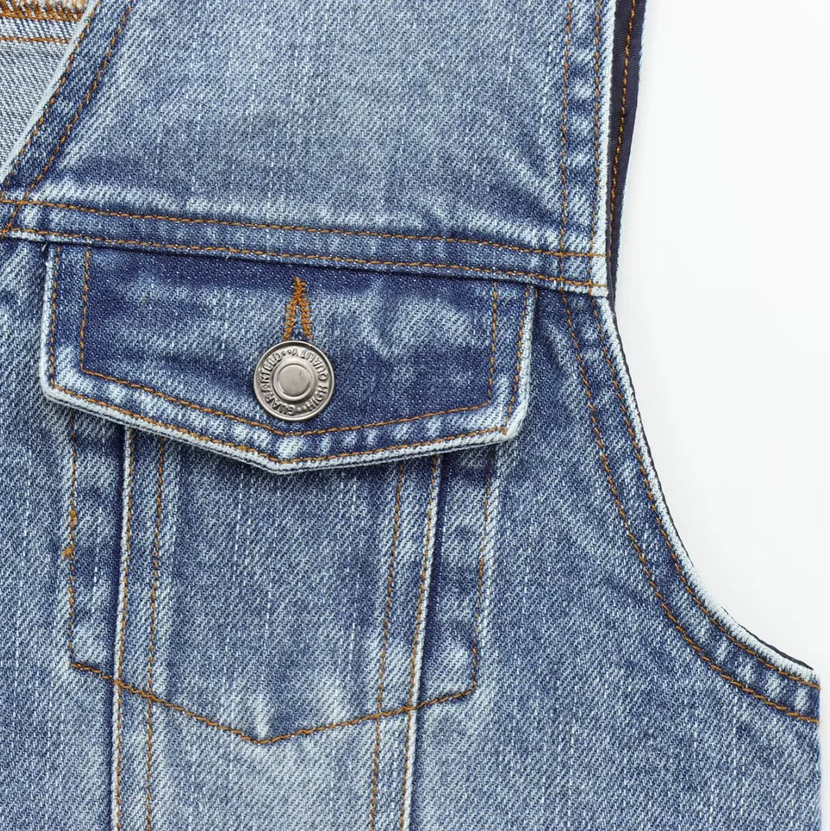 Women's American Style V-neck Sleeveless Short Denim Jacket Fashion Top Personalized All-match Summer