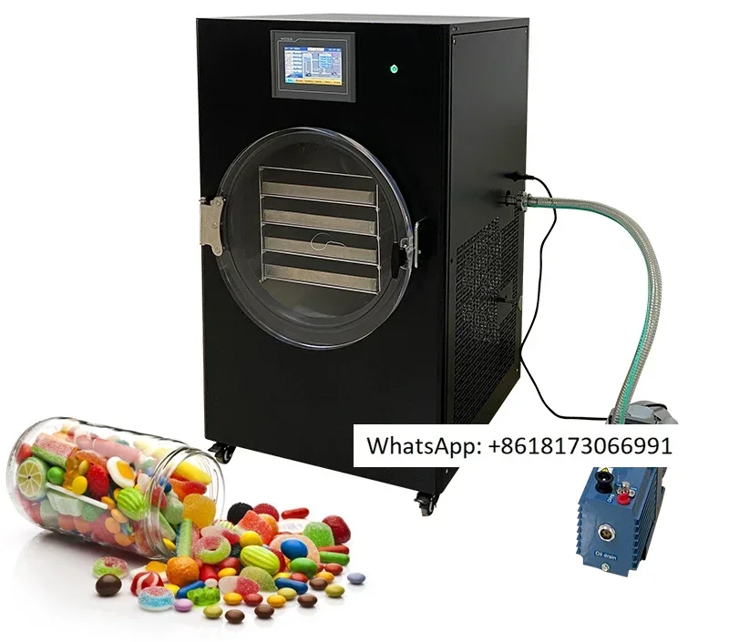 Industrial freeze dryer 6/8/10/15/20kg 0.1 square meter 0.4 square meter 0.6m2 large candy black freeze dryer