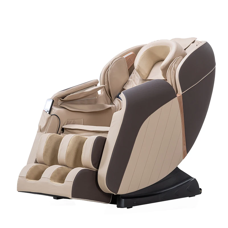 Dual-Core S Track Recliner Massage Chair Zero Gravity Smart Voice Controller for Body Application