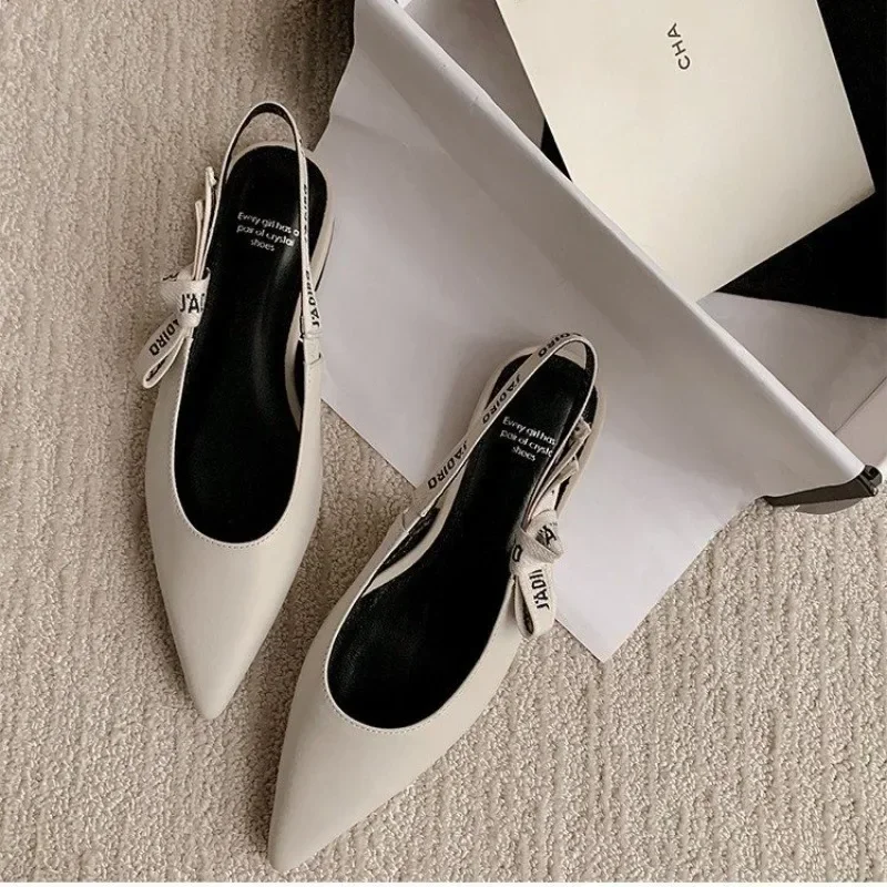 Comemore Female Woman Sneakers Flat Shoes Women Shoe 2024 Trend poointed Toe Women\'s Sandals luxury designer shoes for women