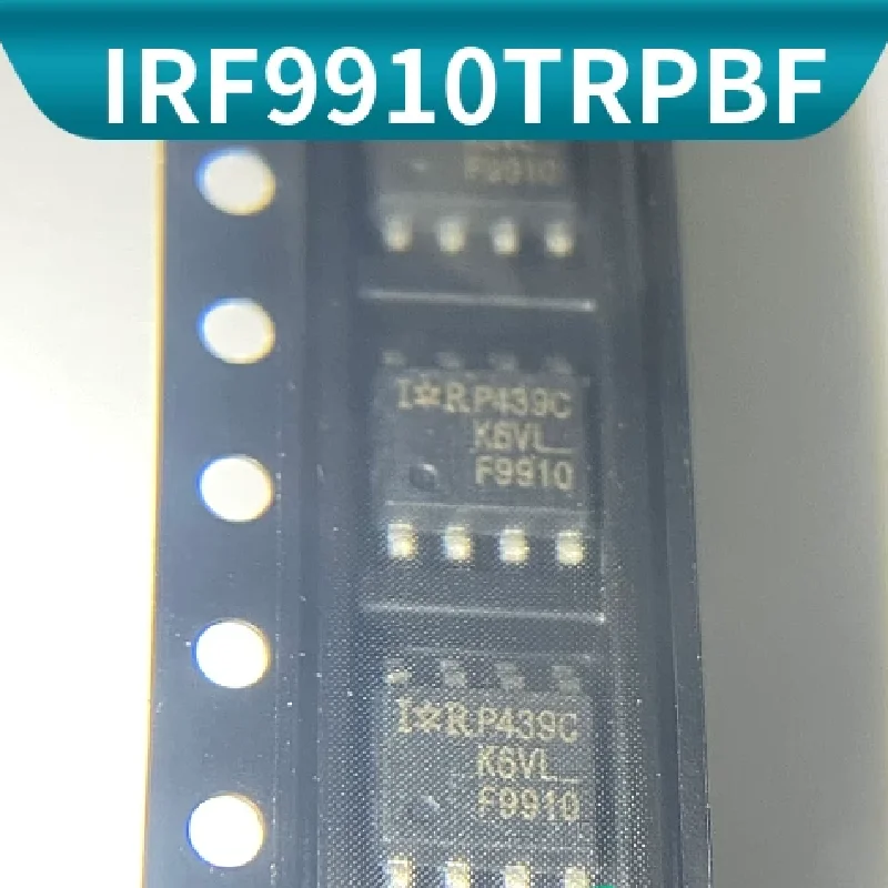 (10pcs/Bag) IRF9910TRPBF Marking F9910 SOP-8 20V Dual N-channel Power Field Effect Transistor