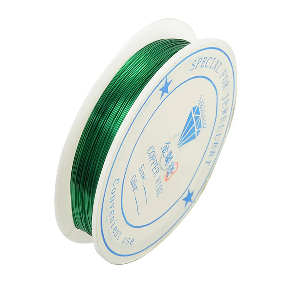 5 Rolls Random Color 0.5mm Soft Bendable Refined Copper Ideal for Jewelry Making Beading Wrapping Tiaras Hat Making