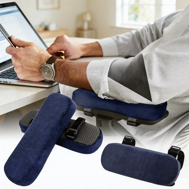 Soft Armrest Cushion PP Sponge Foam Home/Office Chair Arm Rest Covers 1/2PCS Computer Gaming Elbow Cushion,Removable Washable