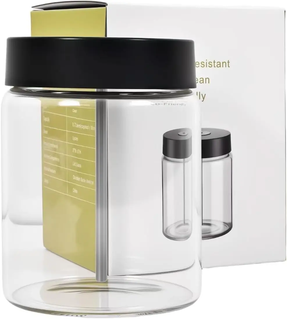 Glass Milk Container for Miele Coffee Machines, Compatible with CM 7750, 6360, 5300, 5310, 5510, 6160, 6350, Prime 316 Stainless