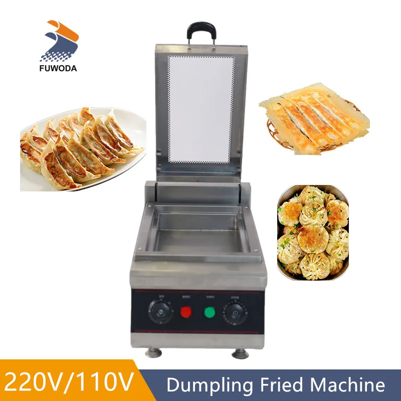 Einzelne Topf 2500 W Gyoza Knödel Braten Herd Braten Bratpfanne Pfanne Maschine Knödel Braten Maschine Für Restaurant