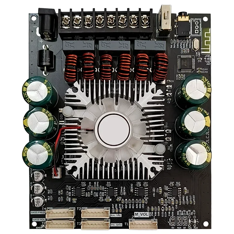 HT22 Bluetooth Power Amplifier Module 2.1 Channel 160WX2+220W TDA7498E Subwoofer Board Module