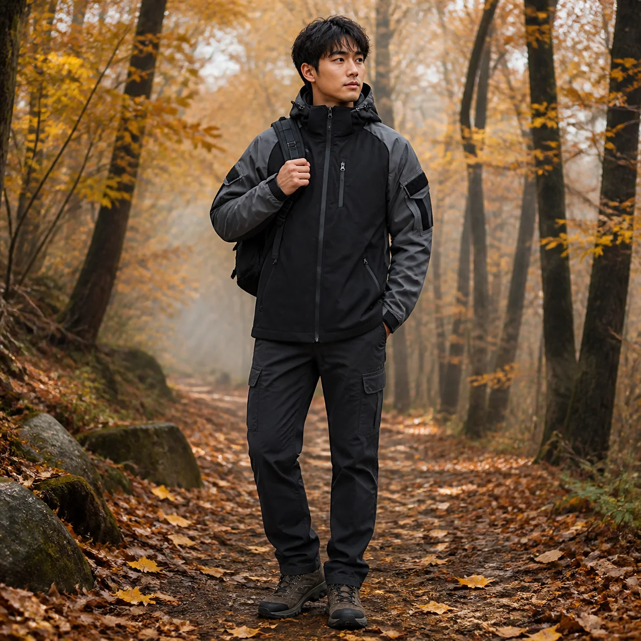 Men's Outdoor Tactical T-Shirts Camo Long Sleeve Climbing Hiking Shirts Hooded Male Tactic Army Combat Shirt Hunting Clothes