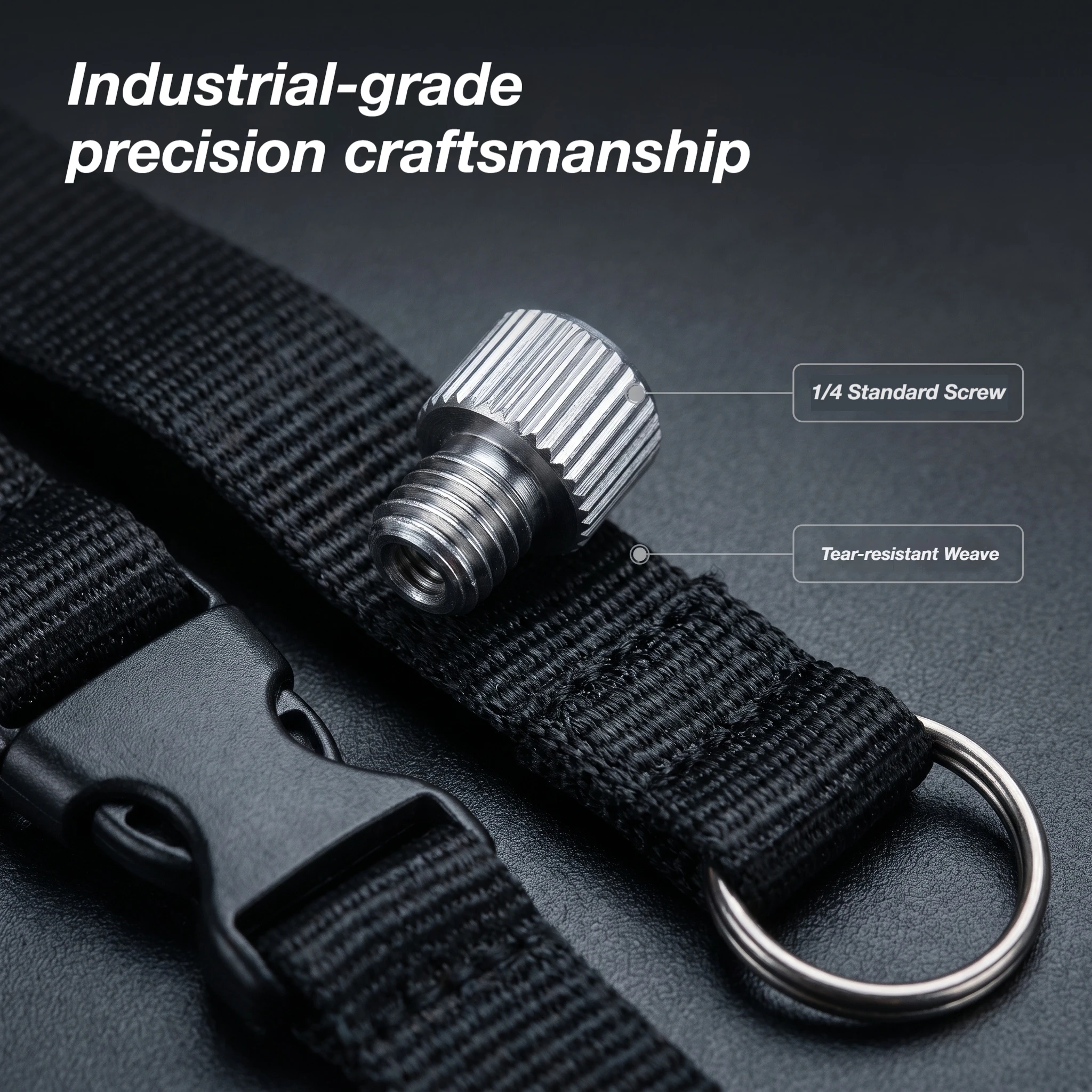 Lanyard Fashion Black 2 in 1 Neck Wrist Strap Keychain Lanyard for Insta360 X5/4 Air/X3/DJI Osmo Pocket 4P/3 Anti-lost Sling