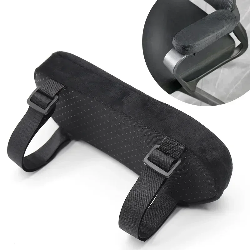 1/2Pcs Ergonomic Chair Armrest Cushion Memory Foam Comfort Elbow Pillow Gaming Home Office Armrest Chair Accessories