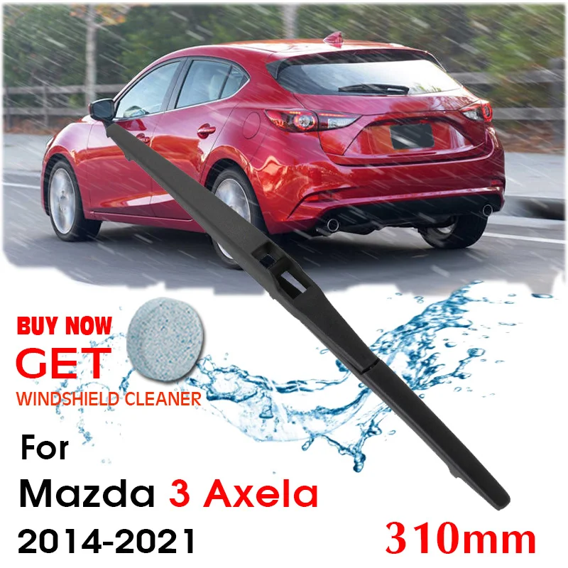 

Car Wiper Blade Rear Back Window Windscreen Windshield Wipers For Mazda 3 Axela Hatchback 310 mm 2014-2021 Auto Accessories