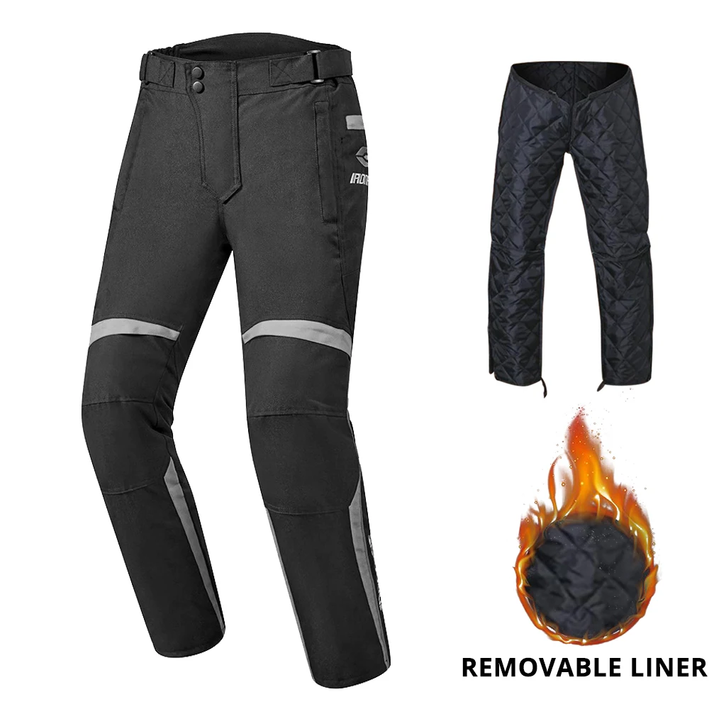 

Winter Windproof Waterproof Motorcycle Pants Men Outdoor Motocross Pants Breathable Reflective Racing Pants Motorcycle Equipment
