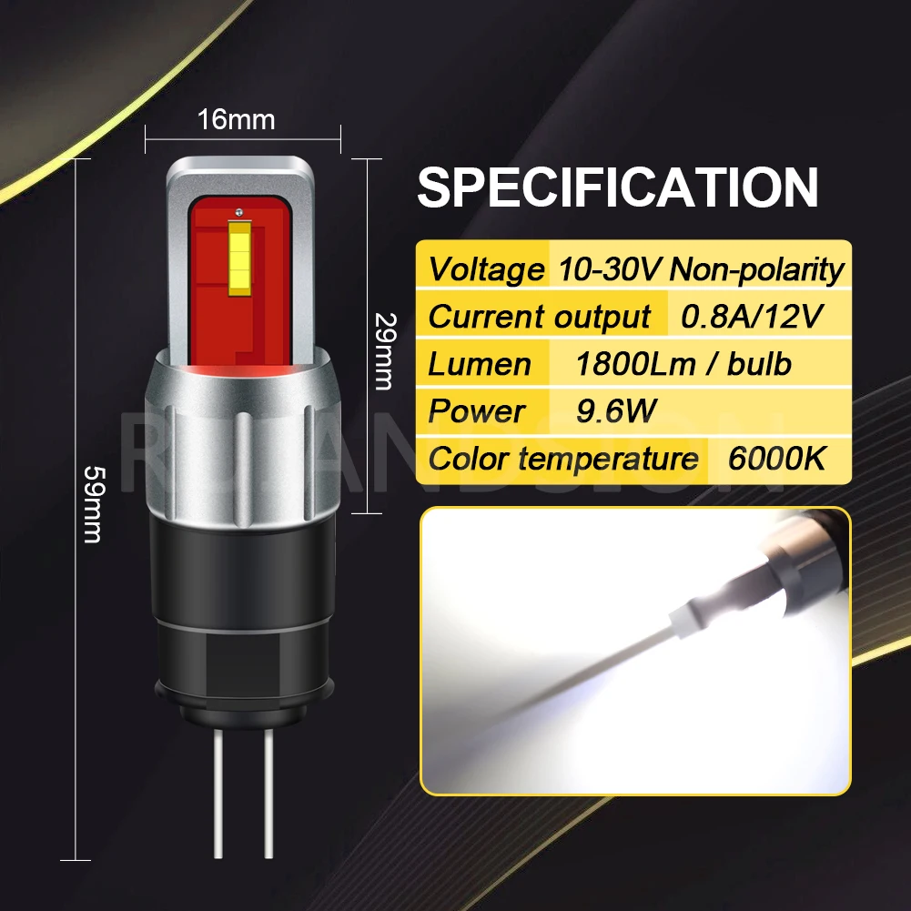HP24W G4 LED Bulb 10-30V Super Bright 6000K White CANBUS Error Free Plug & Play DRL Replacement  For Citroen C5 DHO PEUGEOT 3008