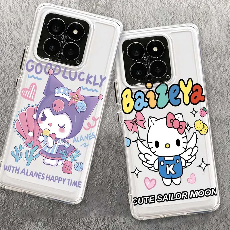 

Cute Kuromi Kitty Simple For Xiaomi Mi 17 15 14 14T 15T 13 12 12S 11 Pro Lite Ultra Max Space Shell Phone Case
