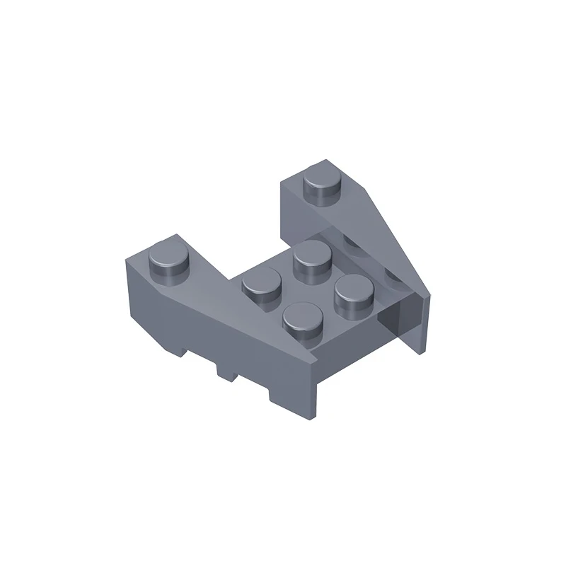 Gobricks-cuña de GDS-947 3x4 con muescas de tachuelas, compatible con lego 50373, juguetes para montar, bloques de construcción técnicos