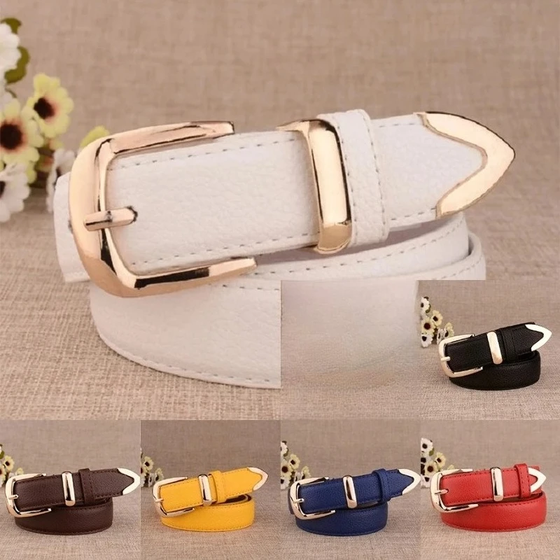 New Korean Minimalist Ins Style Women's Belt, Versatile Suit Jeans, Decorative Strap, Alloy Three-piece Belt for Women