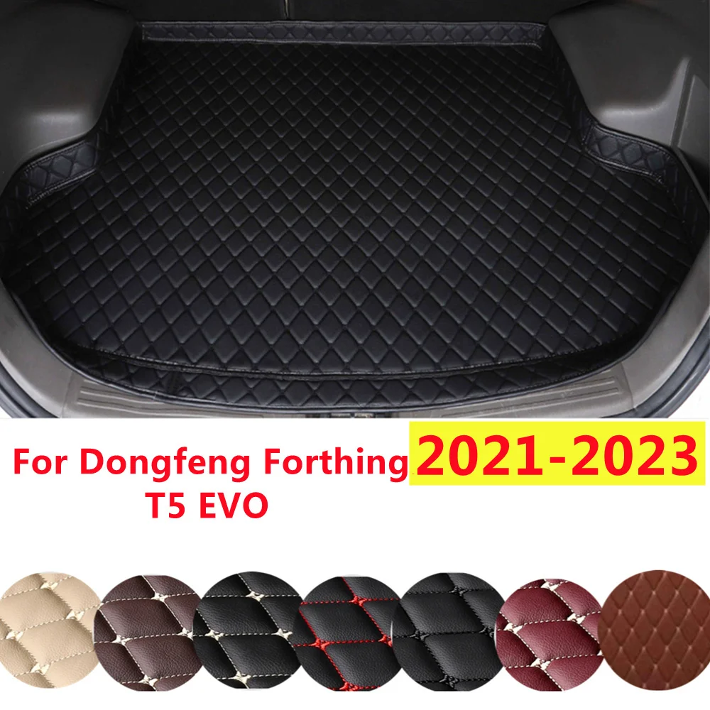 YJ High Side XPE Leather AUTO Accessories Car Trunk Mat Custom Fit For Dongfeng Forthing T5 EVO Rear Cargo Liner Cover Carpet