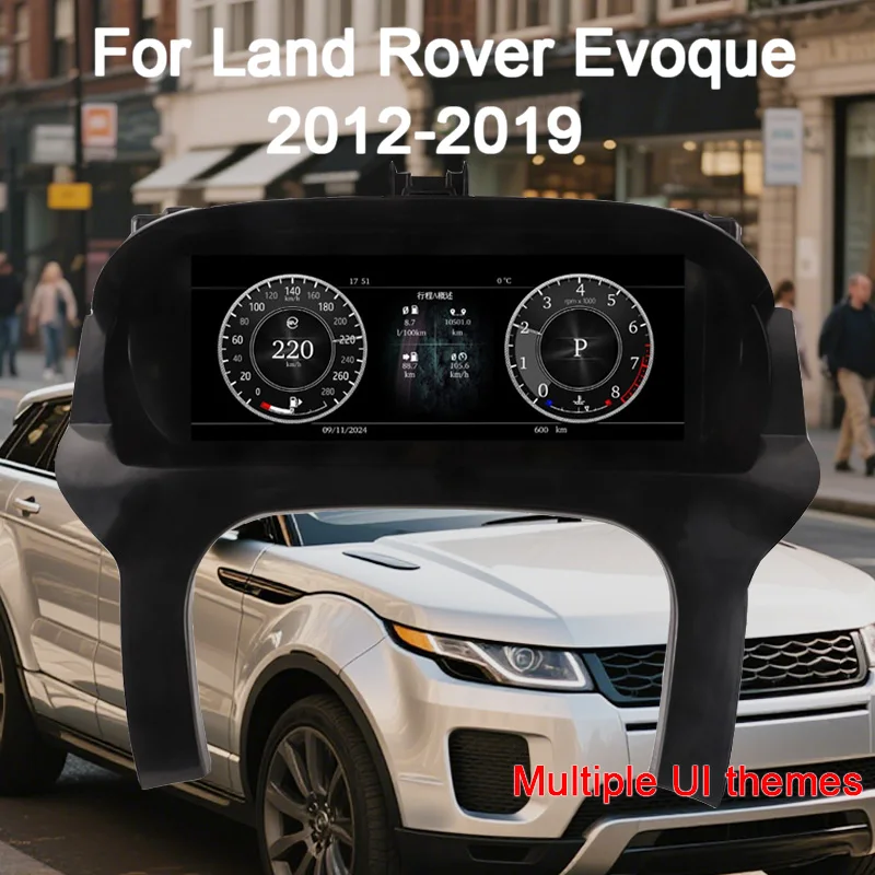 

Цифровой приборный комплект для Land Rover Evoque 2012-2019, спидометр, приборная панель, манометр, 12,3 дюйма HD