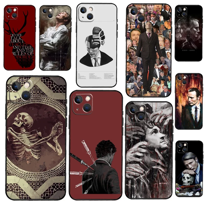 Hannibal Phone Case For iPhone 13 12 Mini 11 Pro Max Plus X XS Max XR Cover Shell