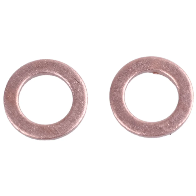 ABXF-200 шт. Медная дробильная шайба с плоским уплотнительным кольцом, фитинг 6 мм х 10 мм х 1 мм