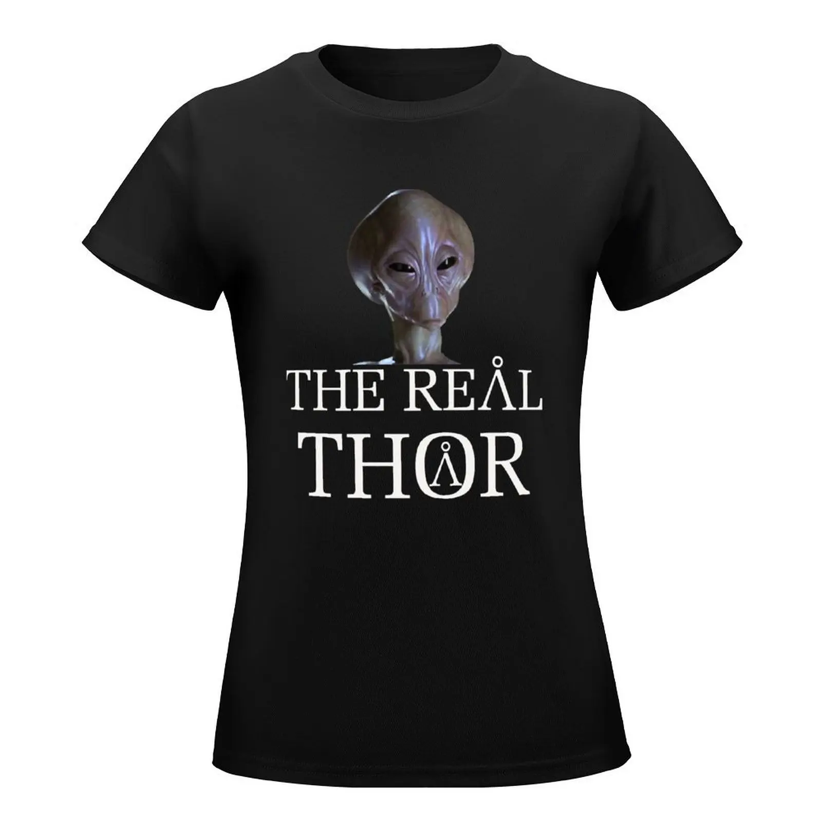 The real Thor, Stargate SG1 T-Shirt anime funny t-shirts for Women graphic tees