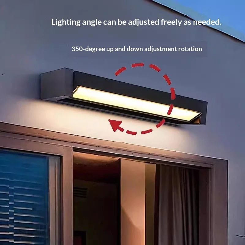 

Wall lamp Outdoor Waterproof Door Head led Wall Wash Hanging Long Strip Courtyard Balcony Signboard Terrace Villa Wall LIGHTS