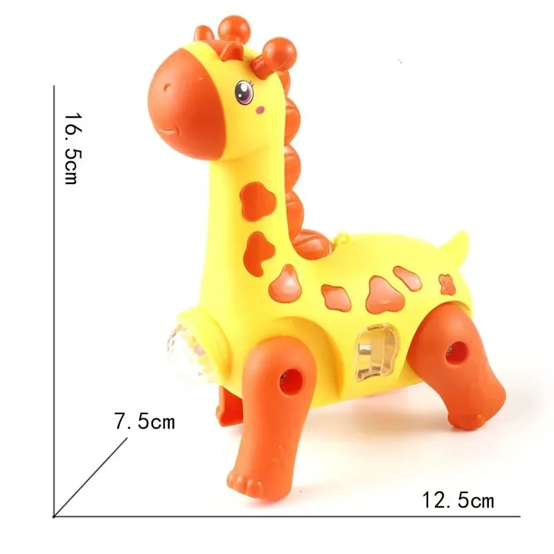 Guinzaglio elettrico per bambini guinzaglio giraffa cervo bambino musica leggera universale che cammina piccolo animale giocattolo più venduto