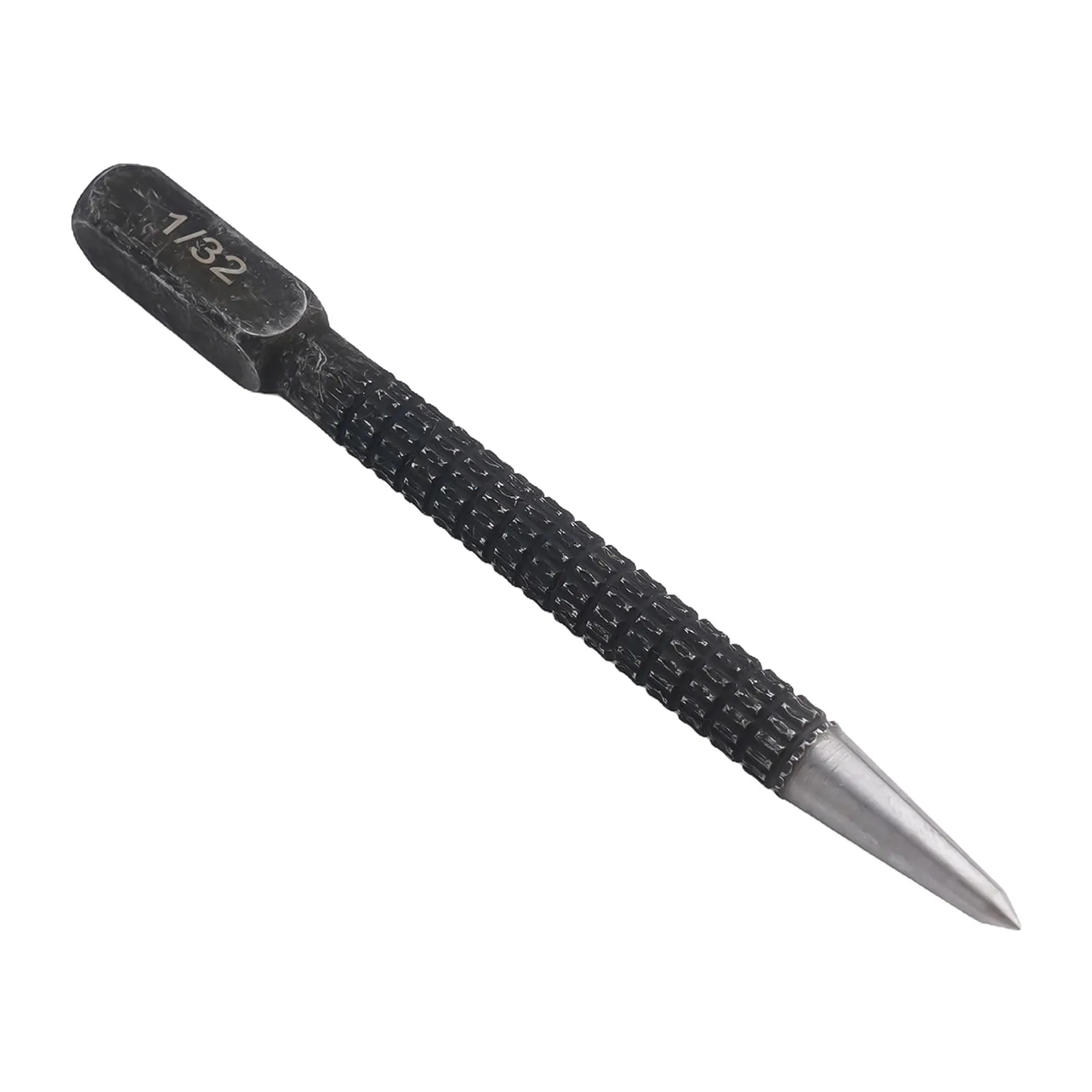 Center Punch Woodworking Center Punch Square Striking Head Punches Knurled Body Aluminum Alloy Stainless Steel