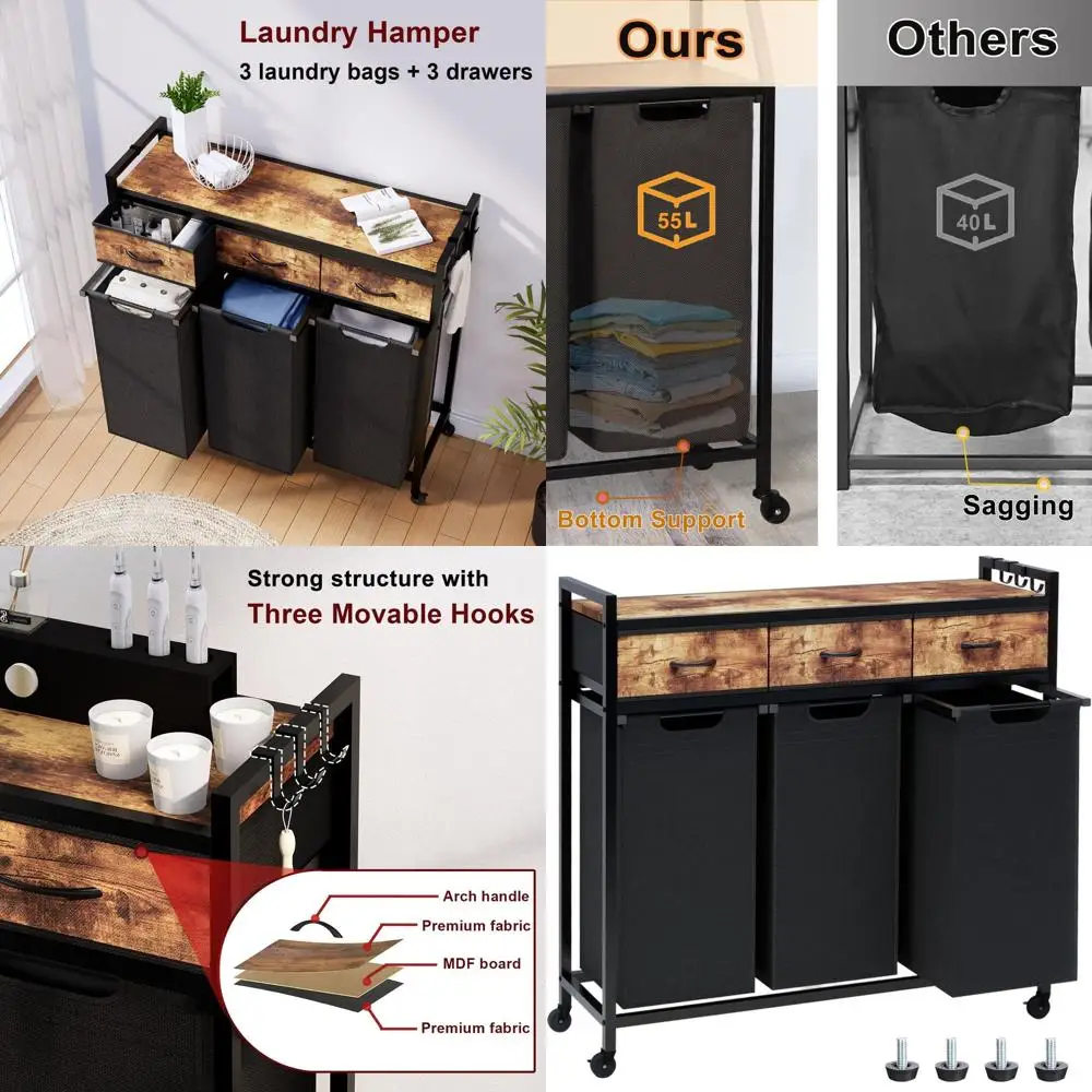 3-Section Rolling L…