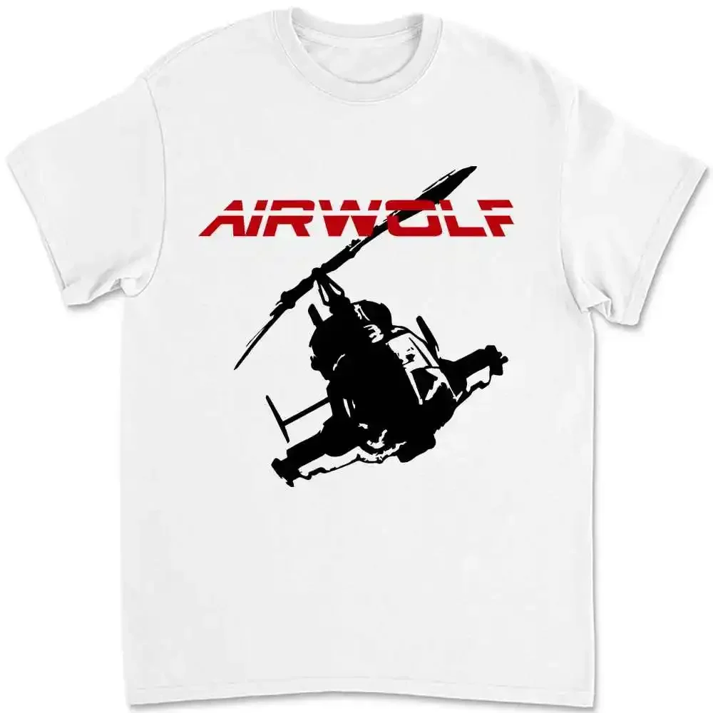 

Футболка из ТВ-шоу Airwolf Helicopter 80-х JAJ9