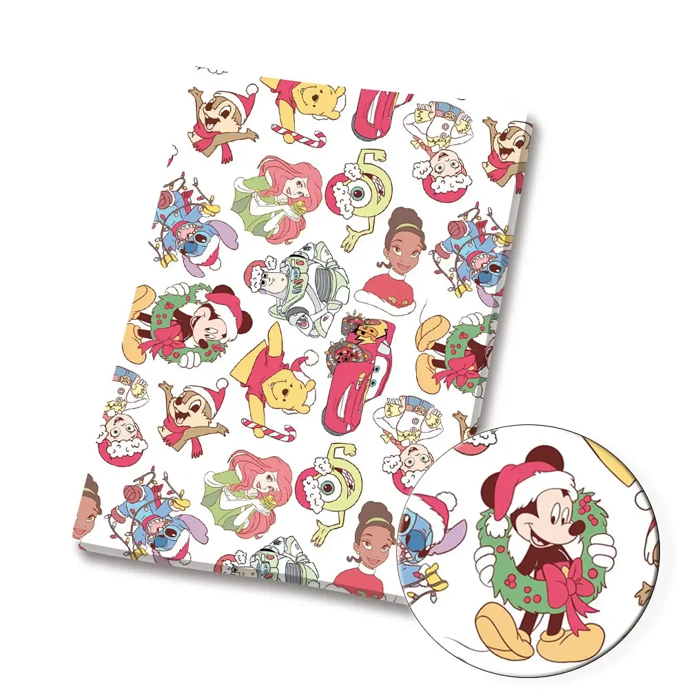 Tkanina disney 140x50CM Kreskówka tkanina bawełniana Patchwork Tkanina Kid Home Tekstylia do szycia Sukienka dla lalek Zasłona Tkanina bawełniana