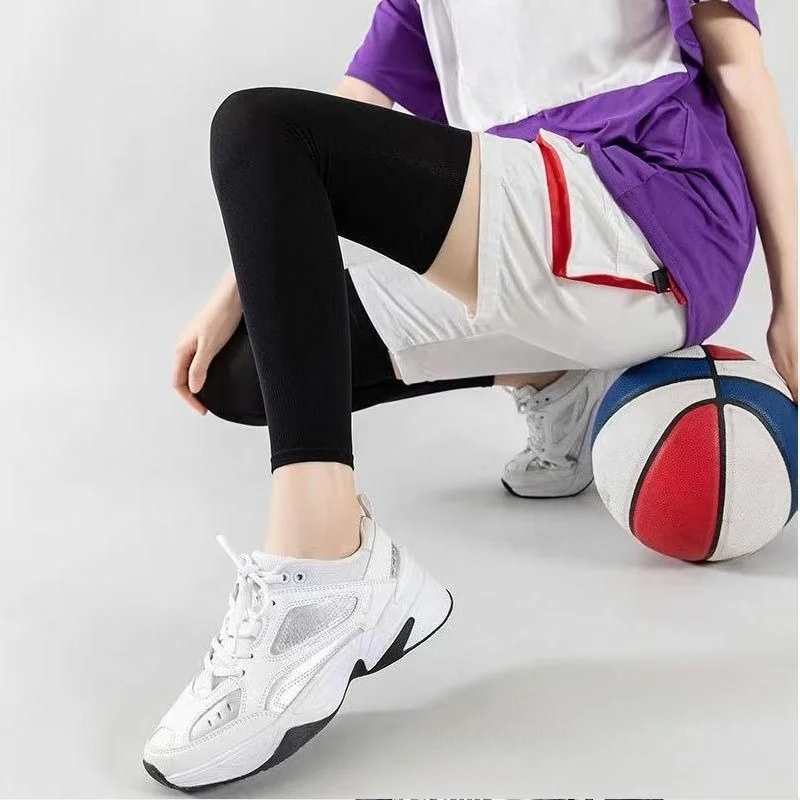 2PC Summer Running Cycling Legs Sleeve Ice Silk Protection C